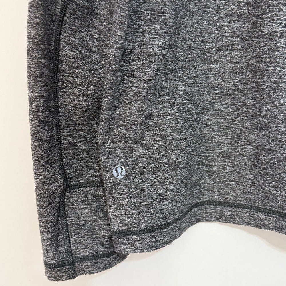 Lululemon Men's Sweat Session Hoodie Heathered Black Size XL - Picture 3 of 6